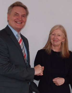 Manfred Flore und RP Anne L�tkes